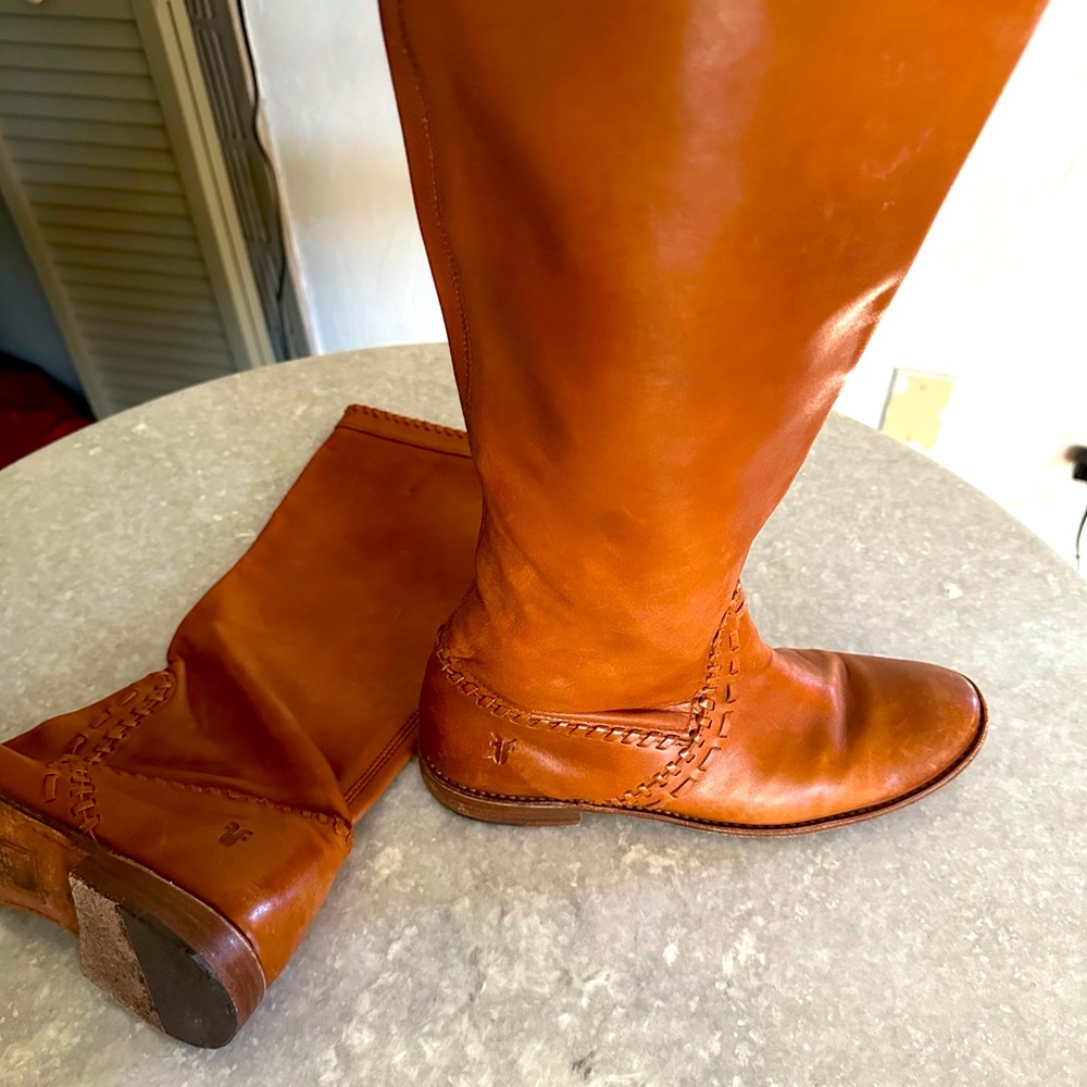 Frye leather boots size 9